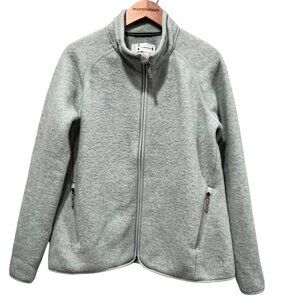Smartwool Women's Hudson Trail Full Zip Fleece, Light Jade, XL